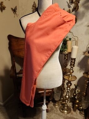 Belle by Kim Gravel Coral Skinny Jeans